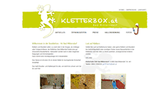 Desktop Screenshot of kletterbox.at